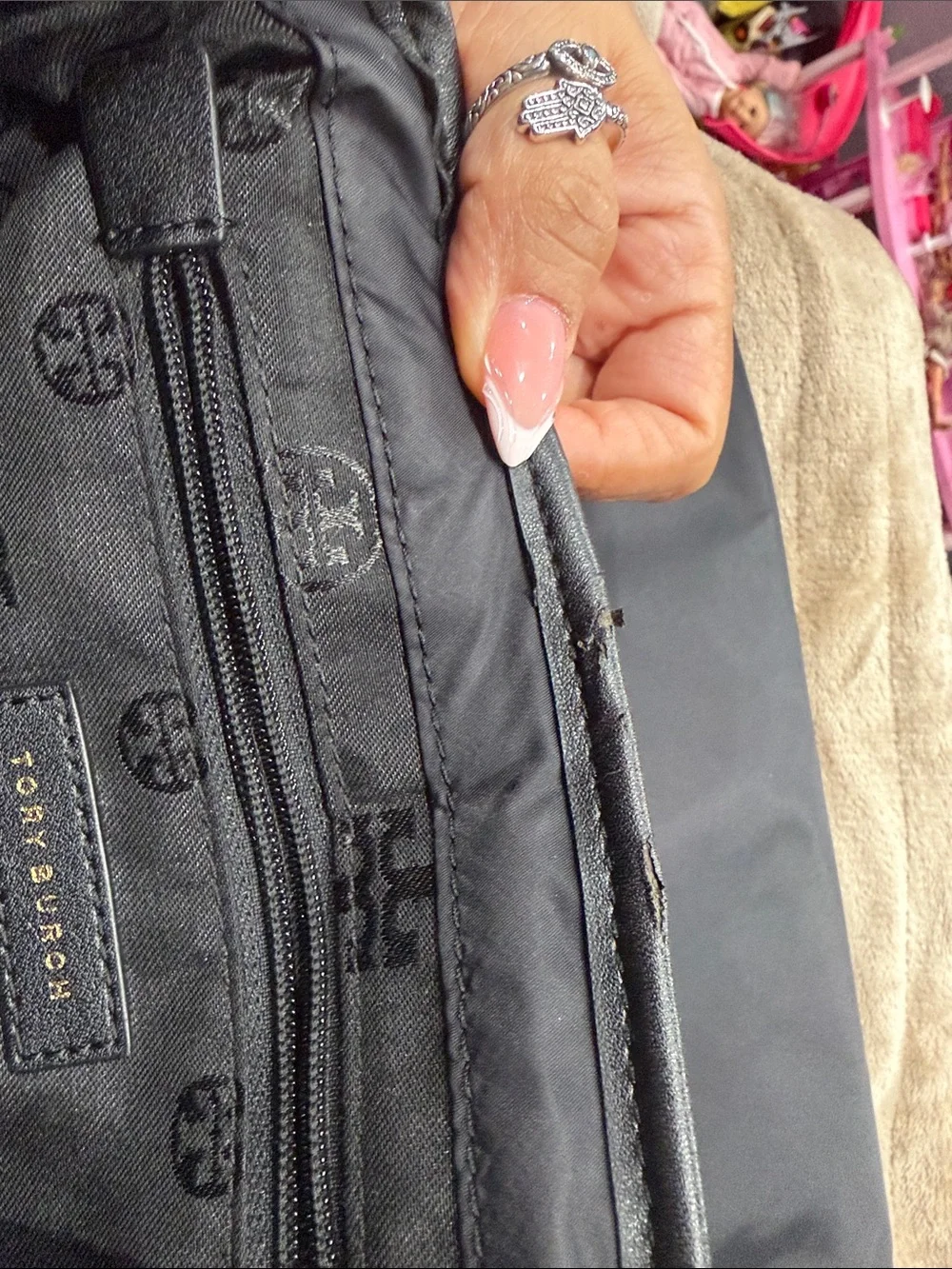Tory Burch compact nylon